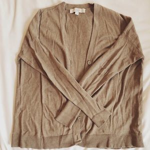 Loft dark beige cardigan